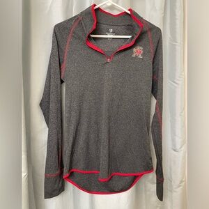 Maryland quarter zip jacket size Large